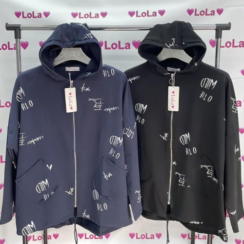Кофта спорт Lola (3XL) 986-1 navy (деми) Lola 986-1 navy