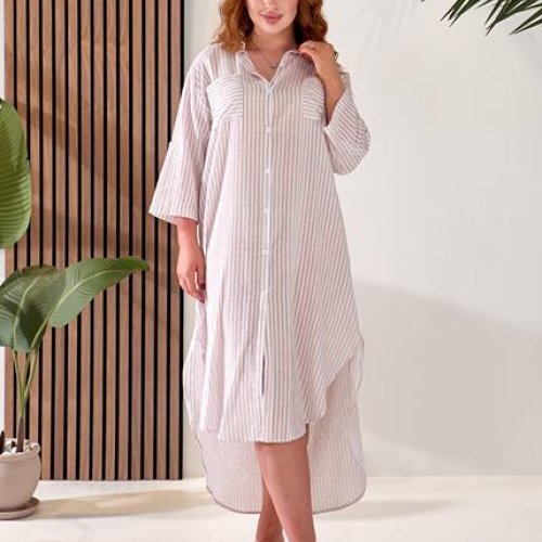 Платье Lola (L-3XL) LL15 beige (лето) Lola LL15 beige
