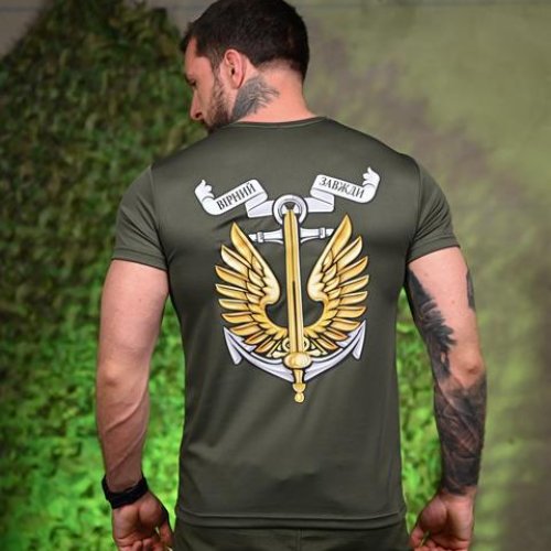 Футболка Madoka (M-3XL) 1030 khaki (лето) Madoka 1030 khaki