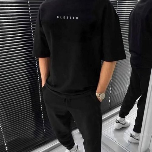 Костюм спорт Faraon (48-54) 1690 black (лето) Faraon 1690 black