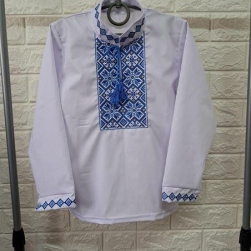 Вышиванка Boys&Girls (6-9) BG85 white (деми) Boys&Girls BG85 white