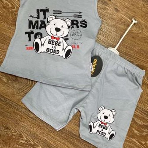 Костюм Boys&Girls (74-92) BG98 grey (лето) Boys&Girls BG98 grey