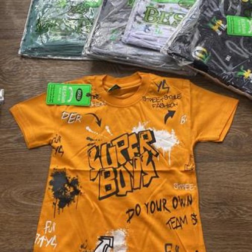Футболка Boys&Girls (5-8) BG293 yellow (лето) Boys&Girls BG293 yellow