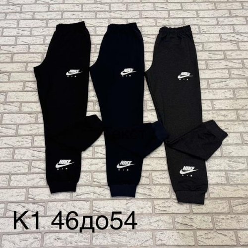 Штаны спорт Faraon (46-54) K1N black (деми) Faraon K1N black