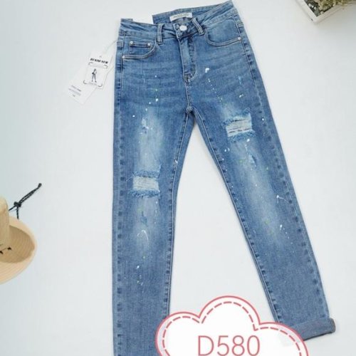 Джинсы NewJeans (25-30) D580 l.blue (деми) NewJeans D580 l.blue