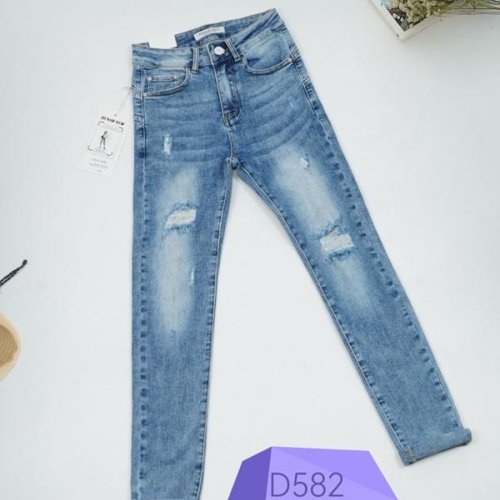 Джинсы NewJeans (25-30) D582 l.blue (деми) NewJeans D582 l.blue