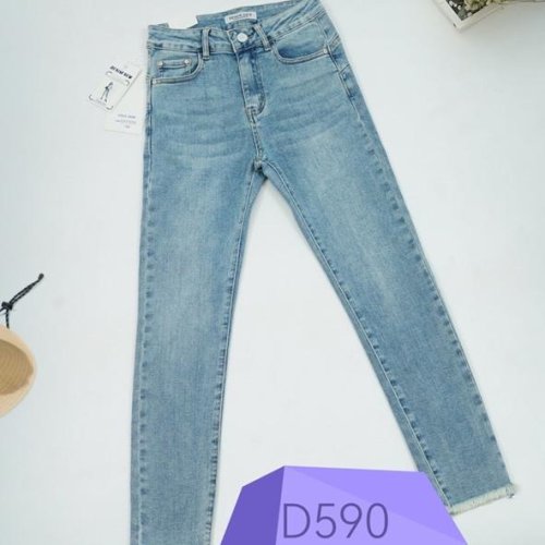 Джинсы NewJeans (25-30) D590 l.blue (деми) NewJeans D590 l.blue