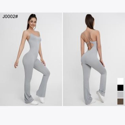 Комбинезон NewJeans (S-XL) J0002 grey (лето) NewJeans J0002 grey