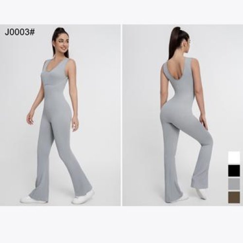 Комбинезон NewJeans (S-XL) J0003 grey (лето) NewJeans J0003 grey