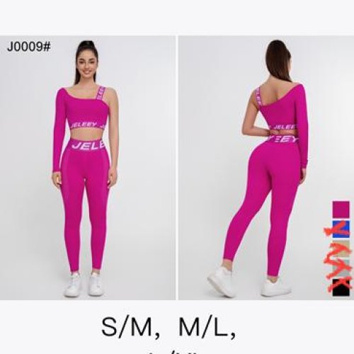 Костюм спорт NewJeans (S-XL) J0009 pink (лето) NewJeans J0009 pink