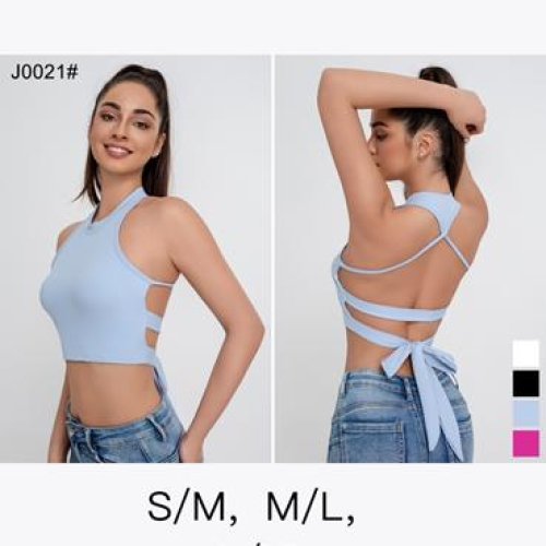 Майка NewJeans (S-XL) J0021 l.blue (лето) NewJeans J0021 l.blue