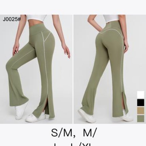 Штаны спорт NewJeans (S-XL) J0025 khaki (деми) NewJeans J0025 khaki