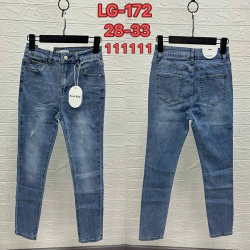 Джинсы NewJeans (28-33) LG172 blue (деми) NewJeans LG172 blue
