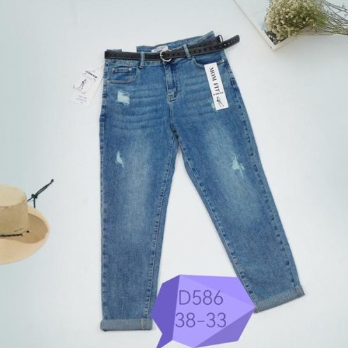 Джинсы NewJeans (33-38) D586 l.blue (деми) NewJeans D586 l.blue