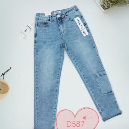 Джинсы NewJeans (25-30) D587 l.blue (деми) NewJeans D587 l.blue