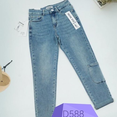 Джинсы NewJeans (25-30) D588 l.blue (деми) NewJeans D588 l.blue