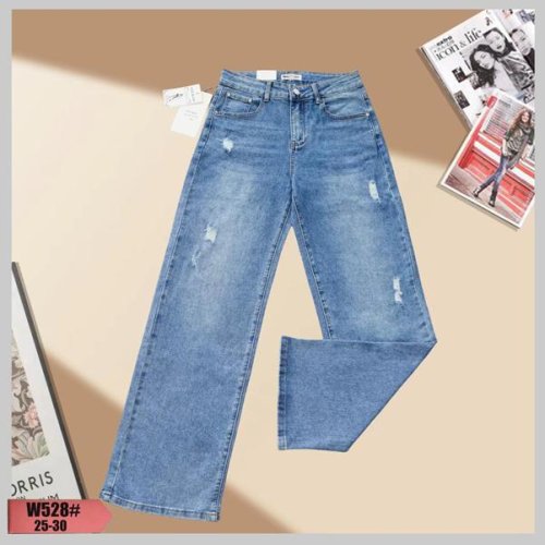 Джинсы NewJeans (25-30) W528 l.blue (деми) NewJeans W528 l.blue