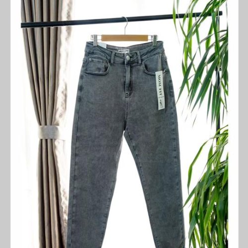 Джинсы NewJeans (28-33) W535 black (деми) NewJeans W535 black