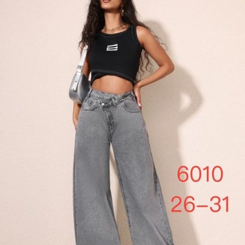 Джинсы NewJeans (26-31) 6010 grey (деми) NewJeans 6010 grey