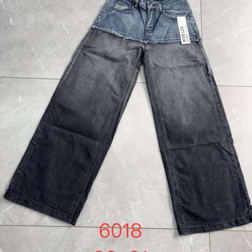 Джинсы NewJeans (26-31) 6018 black (деми) NewJeans 6018 black