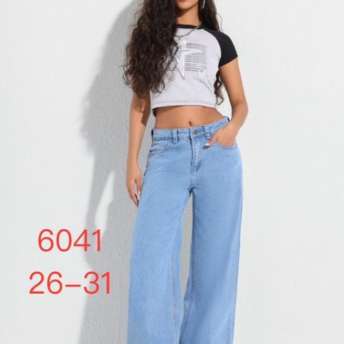 Джинсы NewJeans (26-31) 6041 l.blue (деми) NewJeans 6041 l.blue