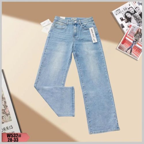 Джинсы NewJeans (28-33) W532 l.blue (деми) NewJeans W532 l.blue