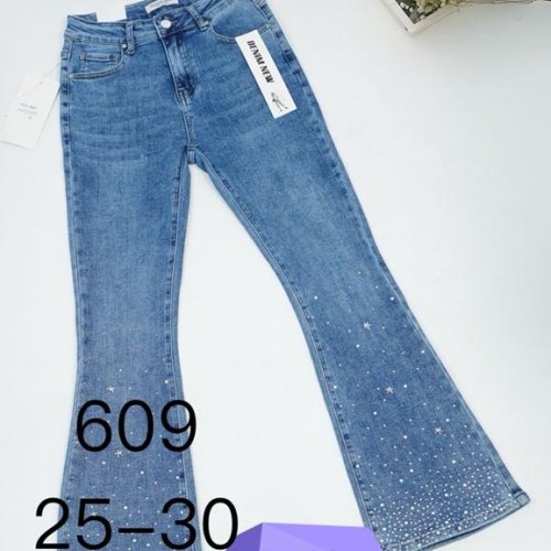 Джинсы NewJeans (25-30) D609 blue (деми) NewJeans D609 blue
