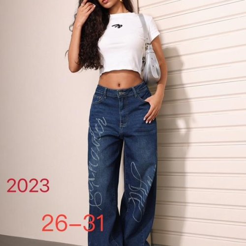 Джинсы NewJeans (26-31) 2023 blue (деми) NewJeans 2023 blue