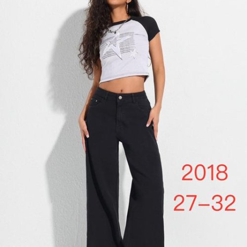 Джинсы NewJeans (27-32) 2018 black (деми) NewJeans 2018 black