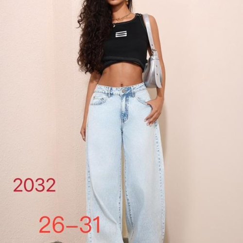 Джинсы NewJeans (26-31) 2032 l.blue (деми) NewJeans 2032 l.blue