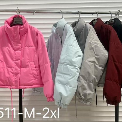 Куртка Oukali (M-2XL) 2511 pink (деми) Oukali 2511 pink