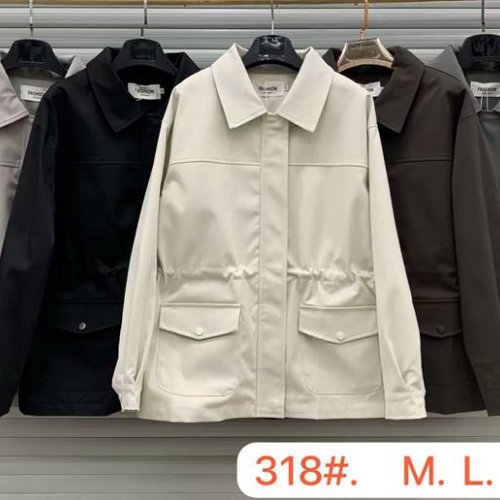 Куртка Oukali (M-L) 318 white (деми) Oukali 318 white