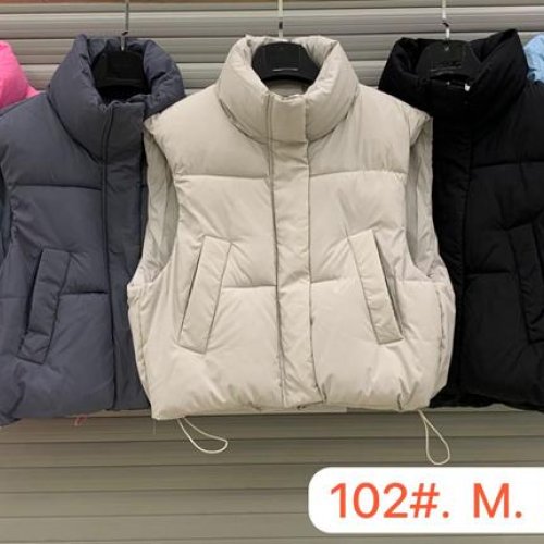 Жилетка Oukali (M-2XL) 102 grey (деми) Oukali 102 grey