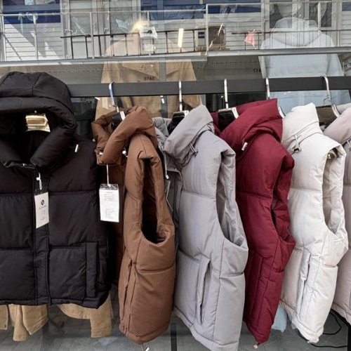 Жилетка Oukali (M-2XL) 6806 beige (деми) Oukali 6806 beige