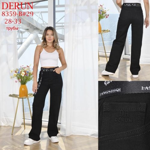 Джинсы P.T.A (28-33) 8359B black (деми) P.T.A 8359B black