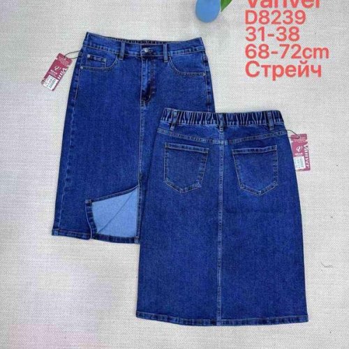 Юбка Vanver (31-38) D8239 blue (лето) Vanver D8239 blue