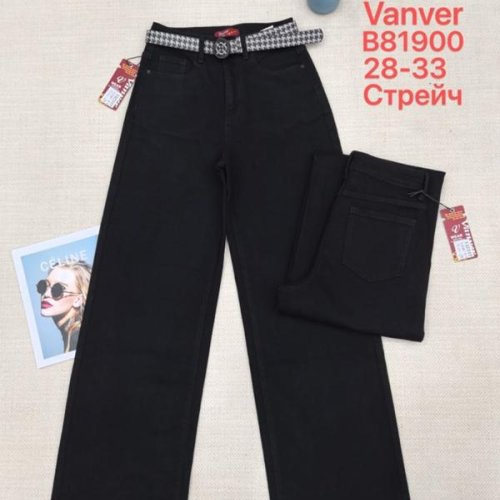 Джинсы Vanver (28-33) B81900 black (деми) Vanver B81900 black