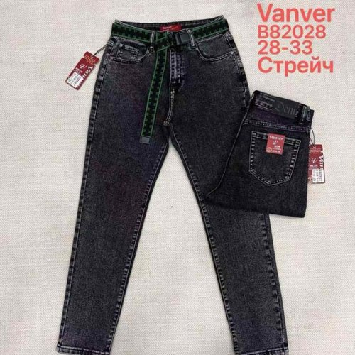 Джинсы Vanver (28-33) B82028 black (деми) Vanver B82028 black