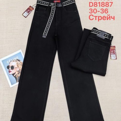 Джинсы Vanver (30-36) D81887 black (деми) Vanver D81887 black