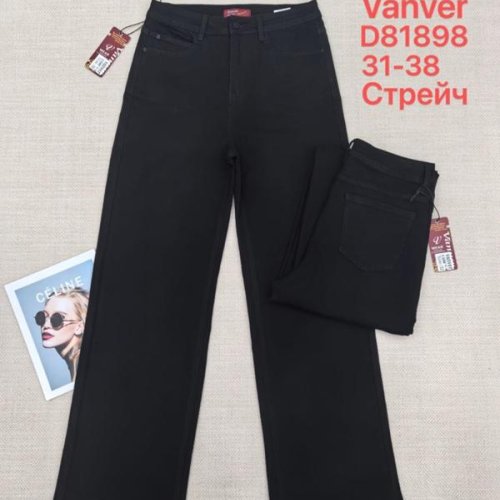 Джинсы Vanver (31-38) D81898 black (деми) Vanver D81898 black