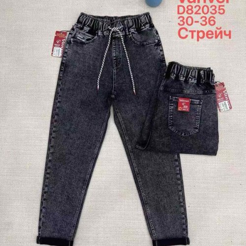 Джинсы Vanver (30-36) D82035 black (деми) Vanver D82035 black