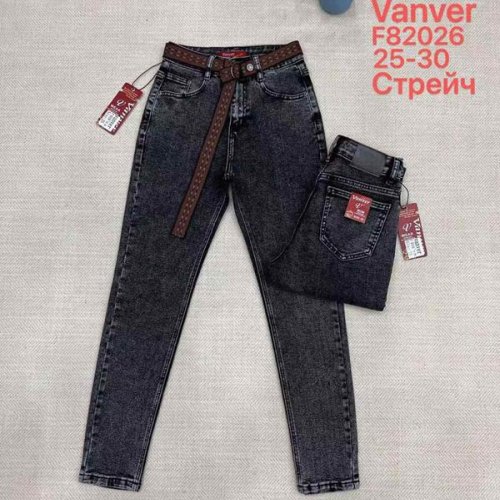 Джинсы Vanver (25-30) F82026 black (деми) Vanver F82026 black