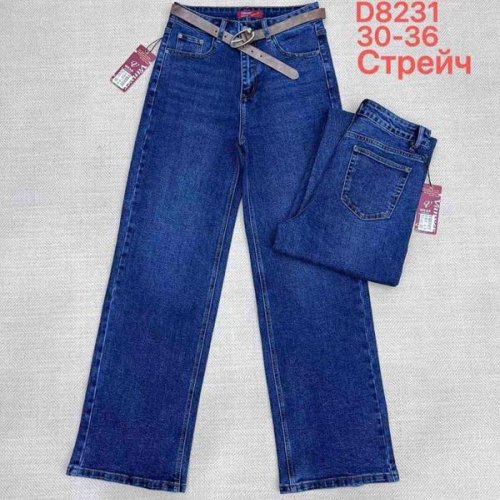 Джинсы Vanver (30-36) D8231 blue (деми) Vanver D8231 blue