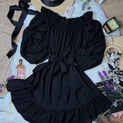 Платье Arina (42-48) 1606 black (лето) Arina 1606 black