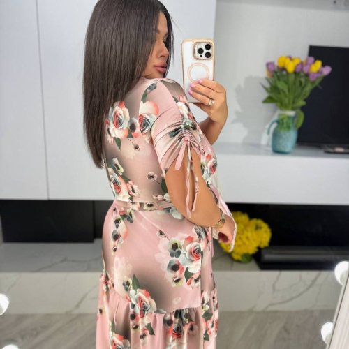 Платье Arina (48-58) 2442 pink (лето) Arina 2442 pink