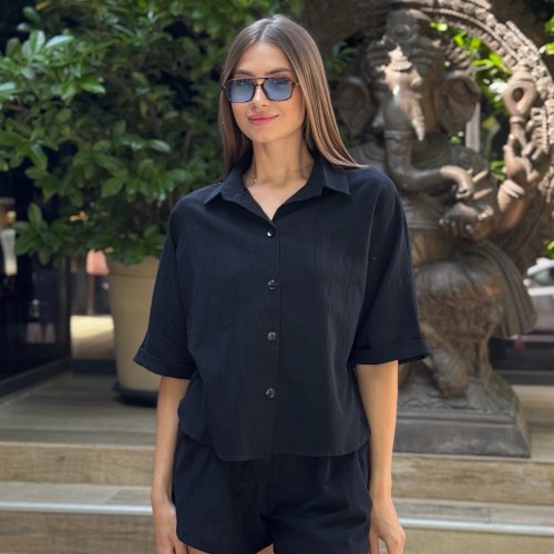 Костюм Arina (42-52) 8073 black (лето) Arina 8073 black