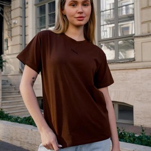 Футболка Little Secret (S-L) 0065 brown (лето) Little Secret 0065 brown
