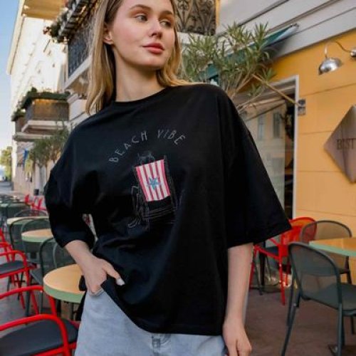 Футболка Little Secret (one size) 400780 black (лето) Little Secret 400780 black