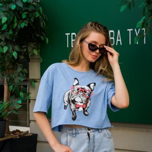 Топ Little Secret (one size) TR0018 l.blue (лето) Little Secret TR0018 l.blue