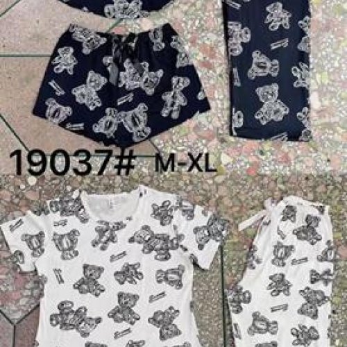 Пижама Saimeiqi (M-XL) 19037 black (лето) Saimeiqi 19037 black